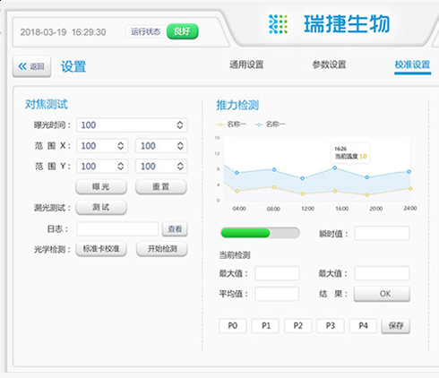 瑞捷生物化學發光分析儀交互優化和界面設計