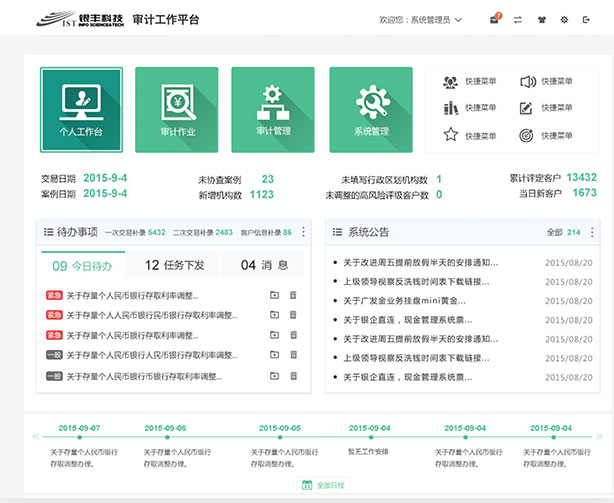 銀豐新融審計監(jiān)控管理平臺銀豐審計反洗錢平臺設(shè)計